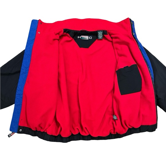 ⭐️ HC Gear Jacket | Racing/Bomber Style | Black with Blue & Red Accents | Medium - Picture 6 of 14